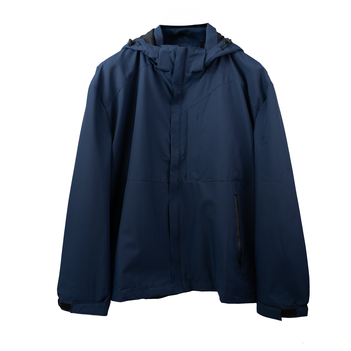 Plain Windproof Jacket with Removable hood
