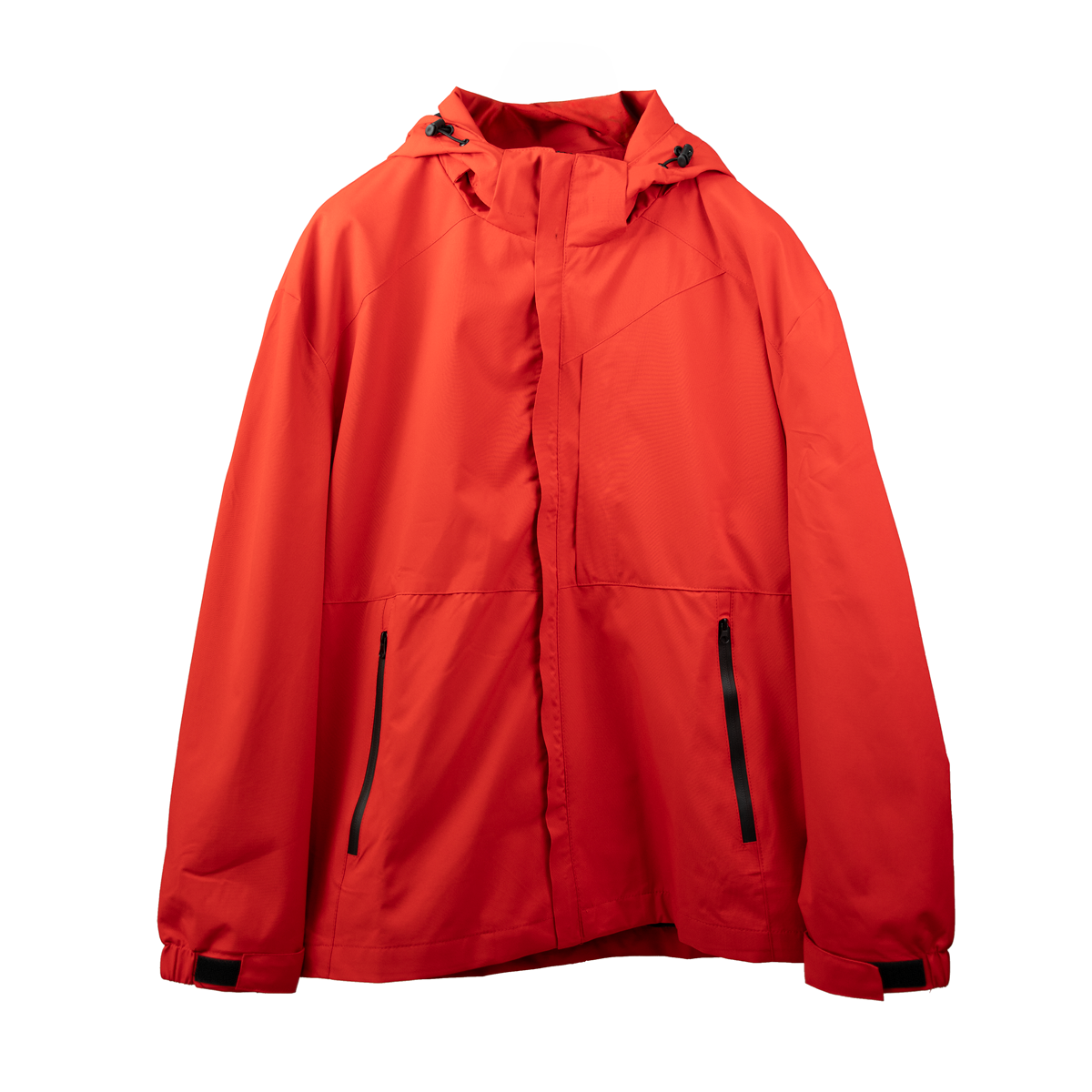 Plain Windproof Jacket with Removable hood