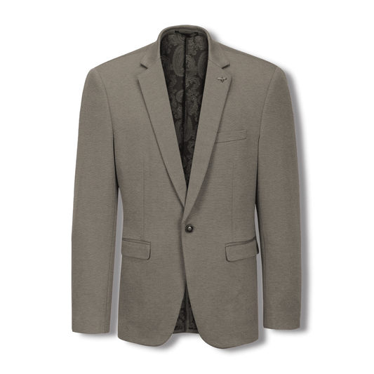 Isaac Stretch Jersey Slim Boys Sports Jacket - Bronze