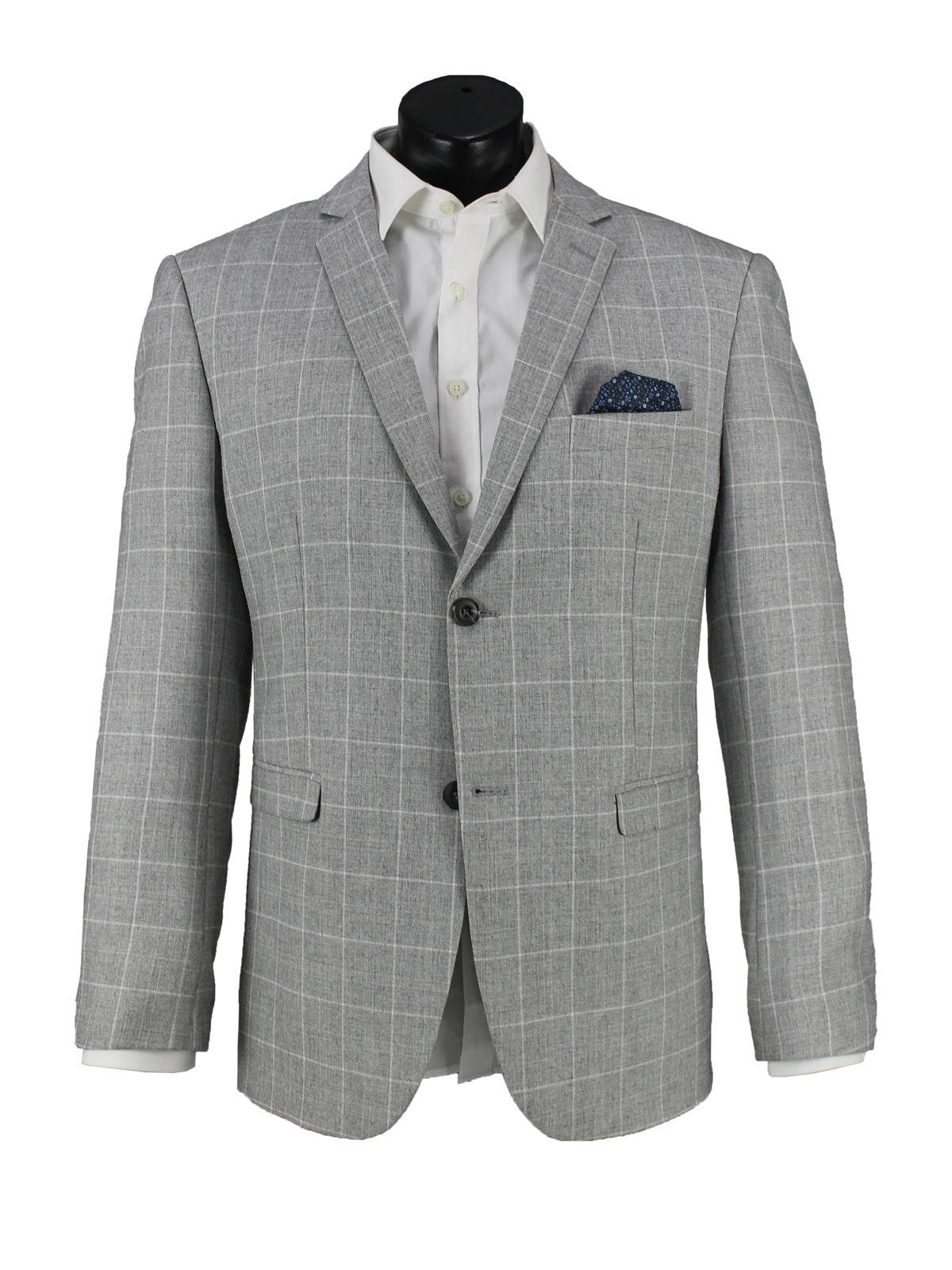 Wyatt Wool Window Pane Check Suit