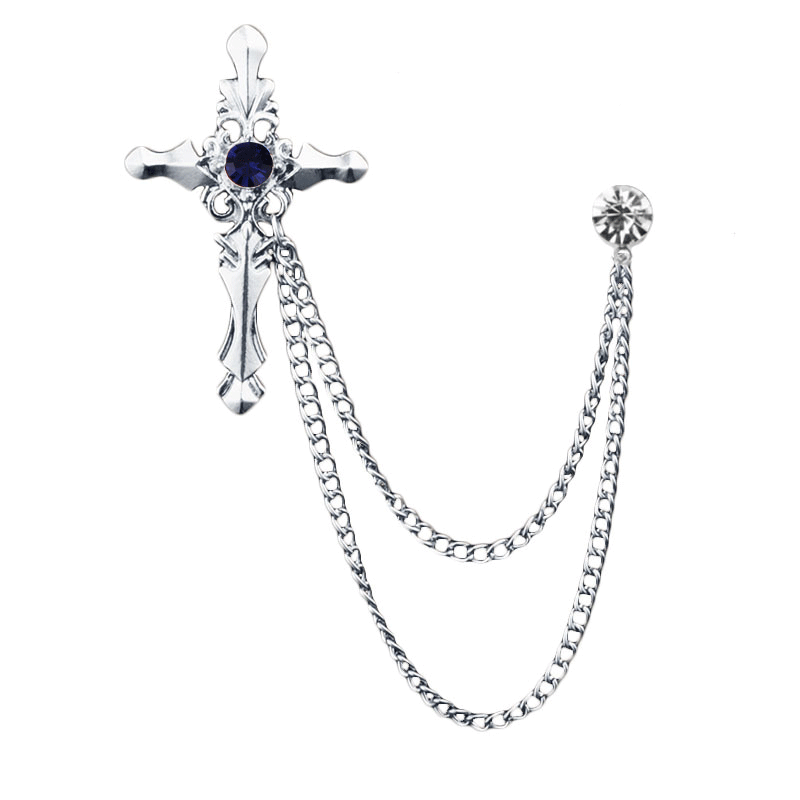 Lapel Chain Pin/ Collar Pin