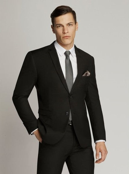James Fine Twill Plain Short Fitting Suit
