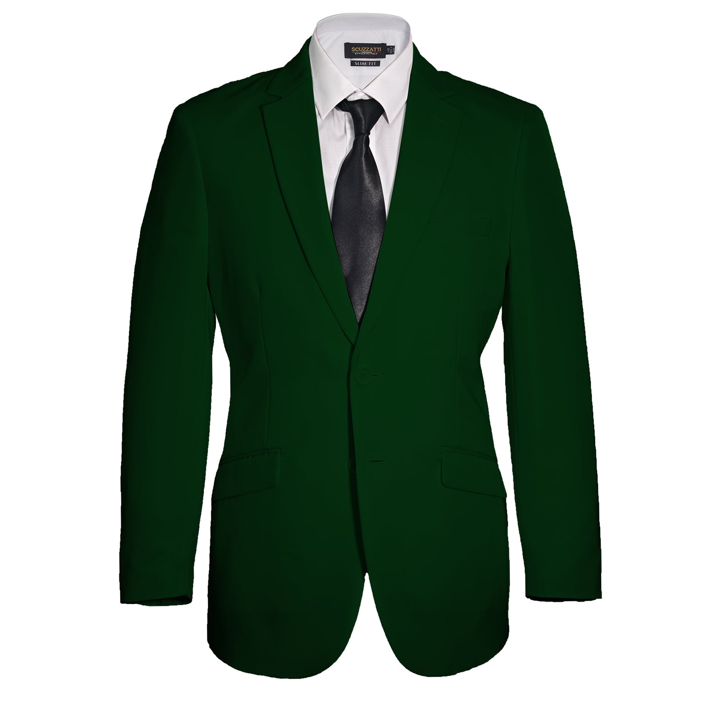 Vegas Fine Twill Plain Microfibre Jacket - Emerald