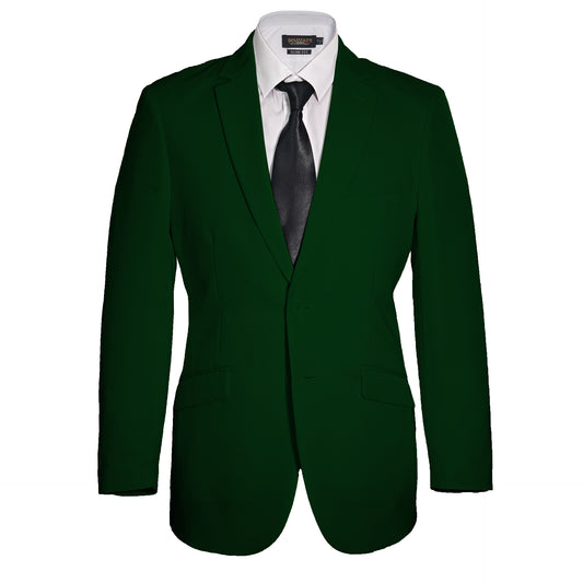 Vegas Fine Twill Plain Microfibre Jacket - Emerald