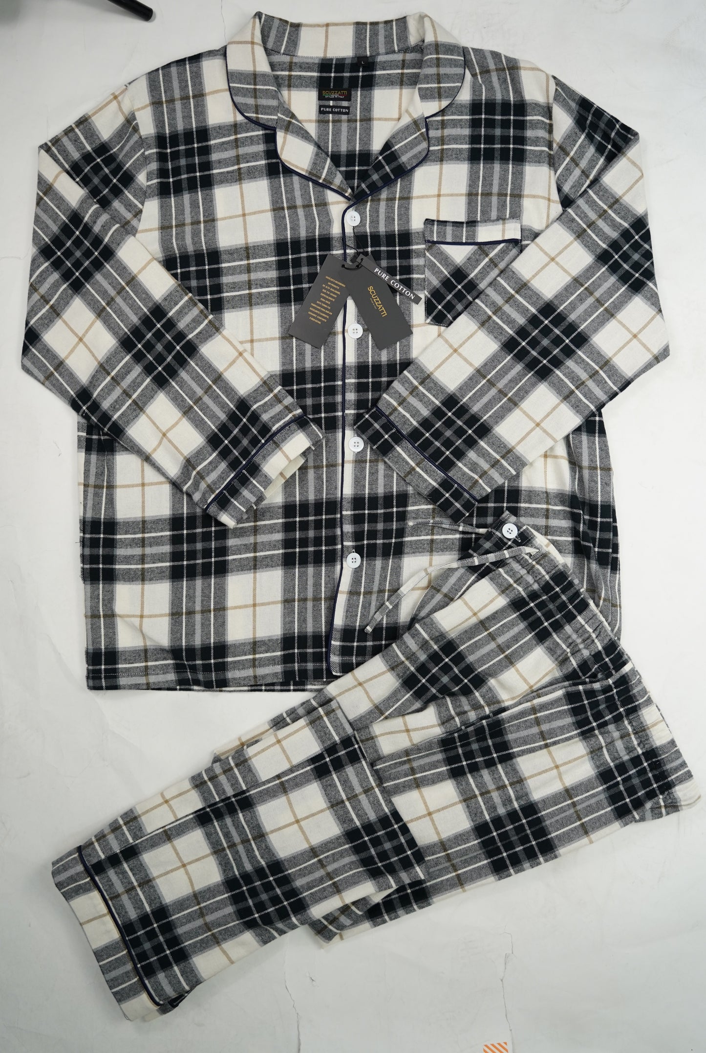 Huxley Flanellete Plaid Pyjama Set