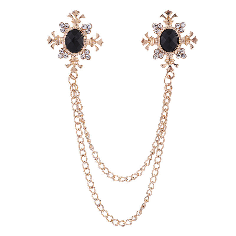 Lapel Chain Pin/ Collar Pin
