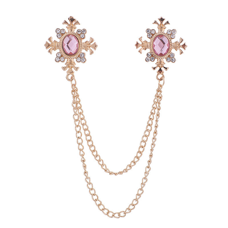 Lapel Chain Pin/ Collar Pin