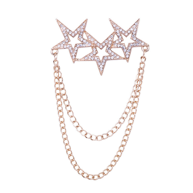 Lapel Chain Pin/ Collar Pin