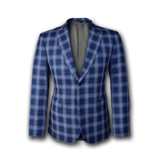 Tommi Navy Check Jacket