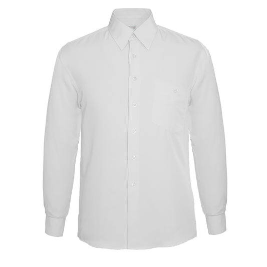 Vegas Boys Fine Peach Finish Microfibre Shirt - White
