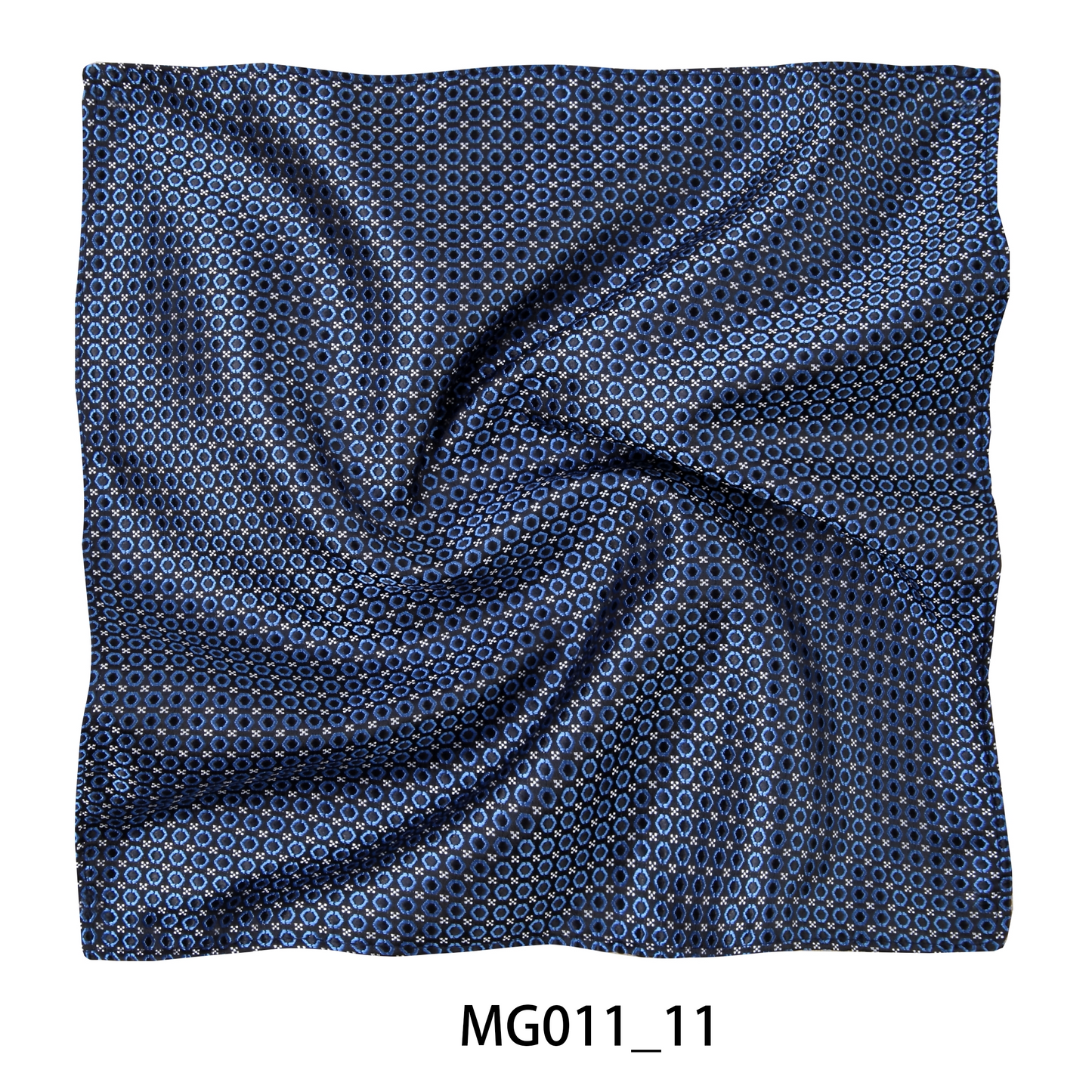 Geometric Circle Pocket Square
