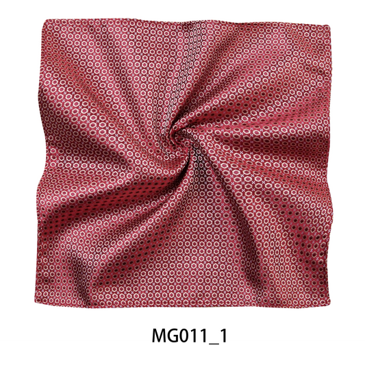 Geometric Circle Pocket Square