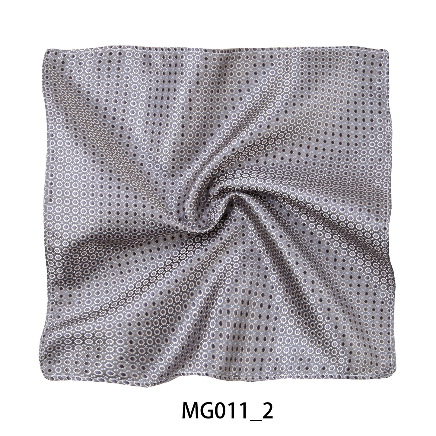 Geometric Circle Pocket Square