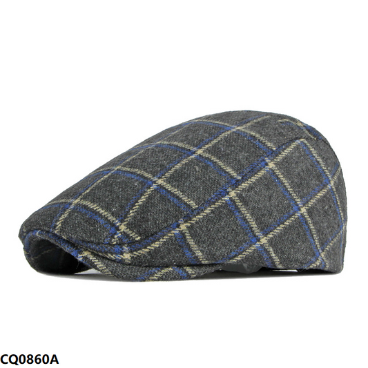 Plaid Flat Cap