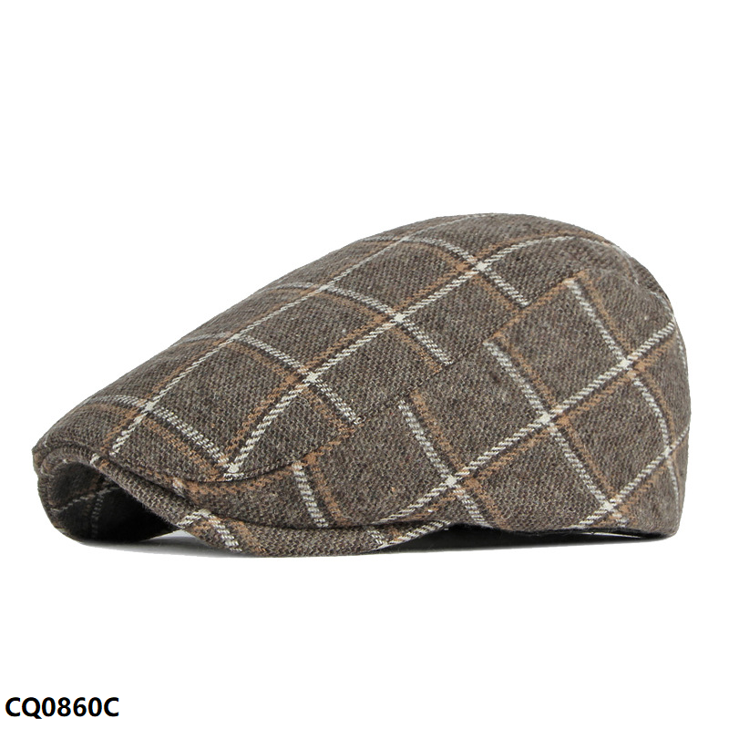 Plaid Flat Cap