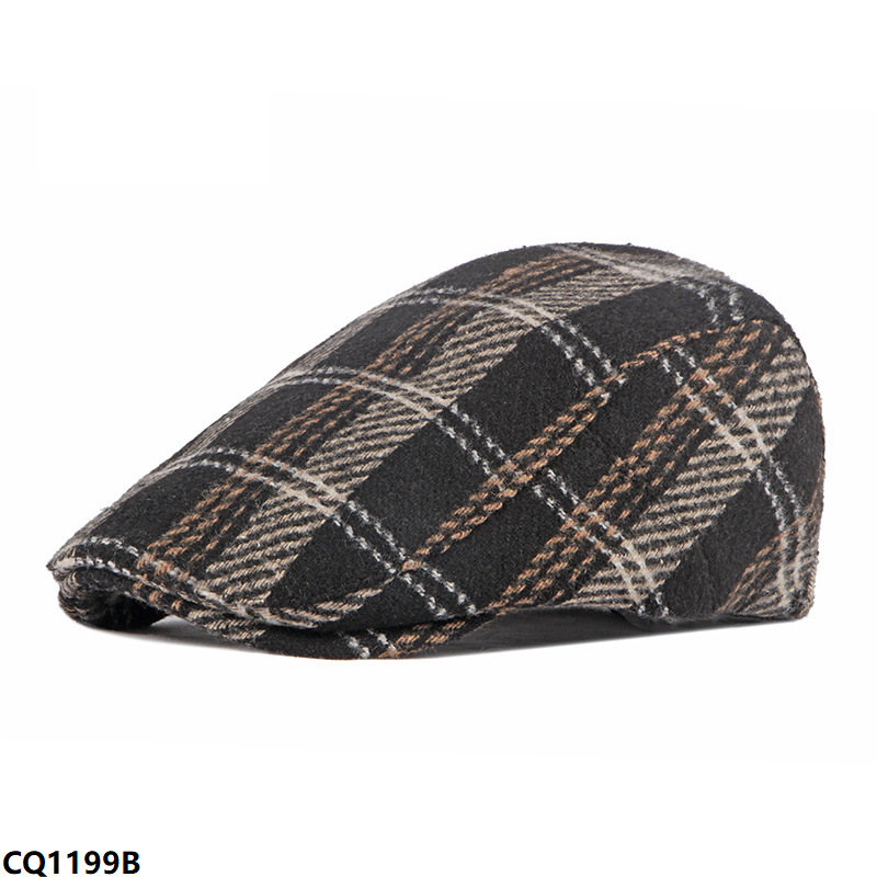 Plaid Flat Cap