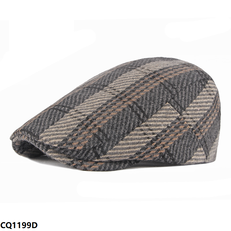 Plaid Flat Cap
