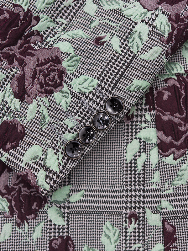 Floral Jacquard Lounge Jacket