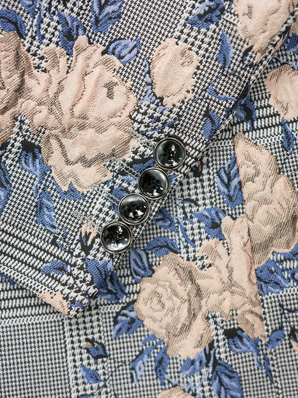 Floral Jacquard Lounge Jacket