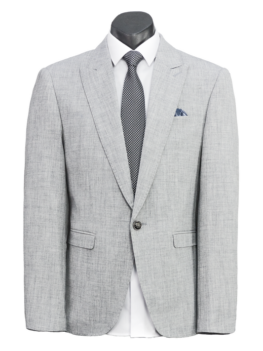Stallone Plain Weave Stretch Suit - Cloud
