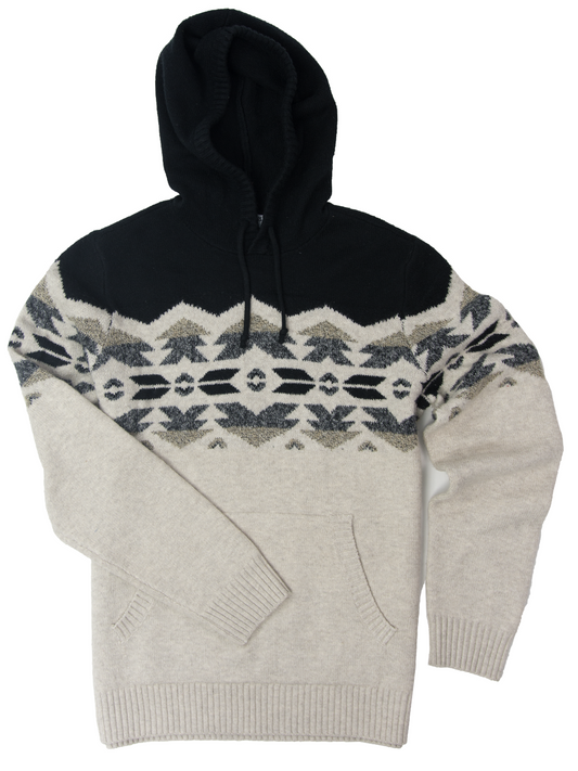 Aztec Sweater with Hood