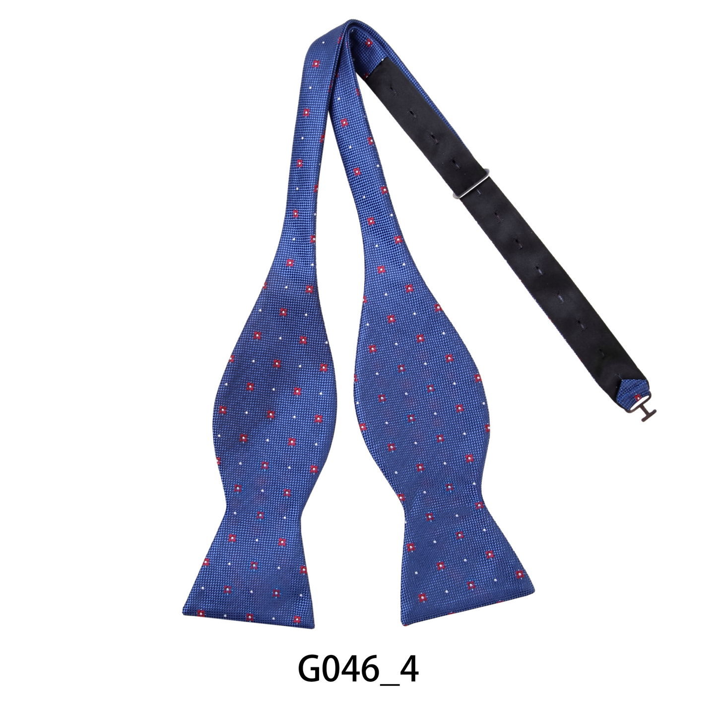 Flower Dotted Self Tie Bow Tie