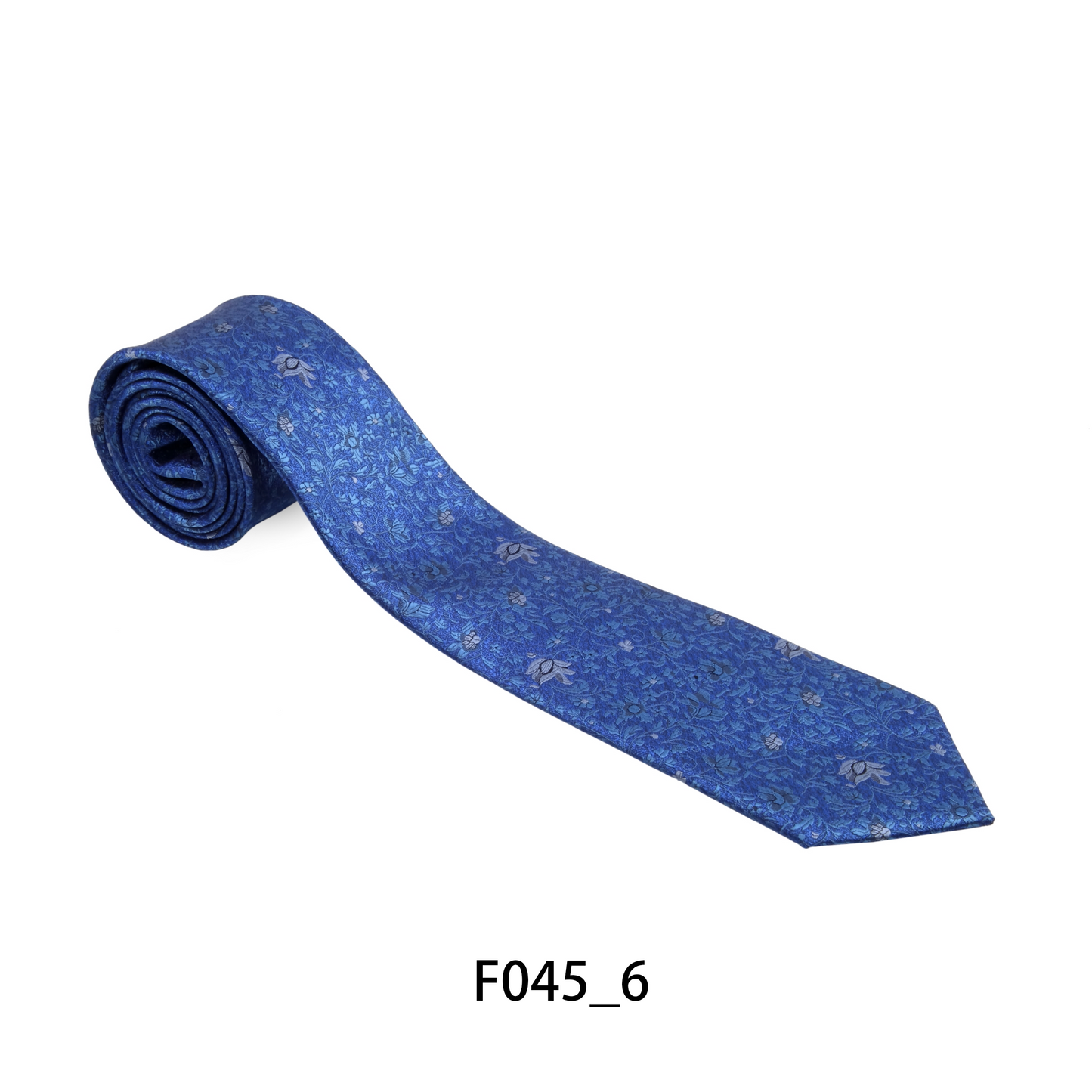 Floral Violet Patterned Tie