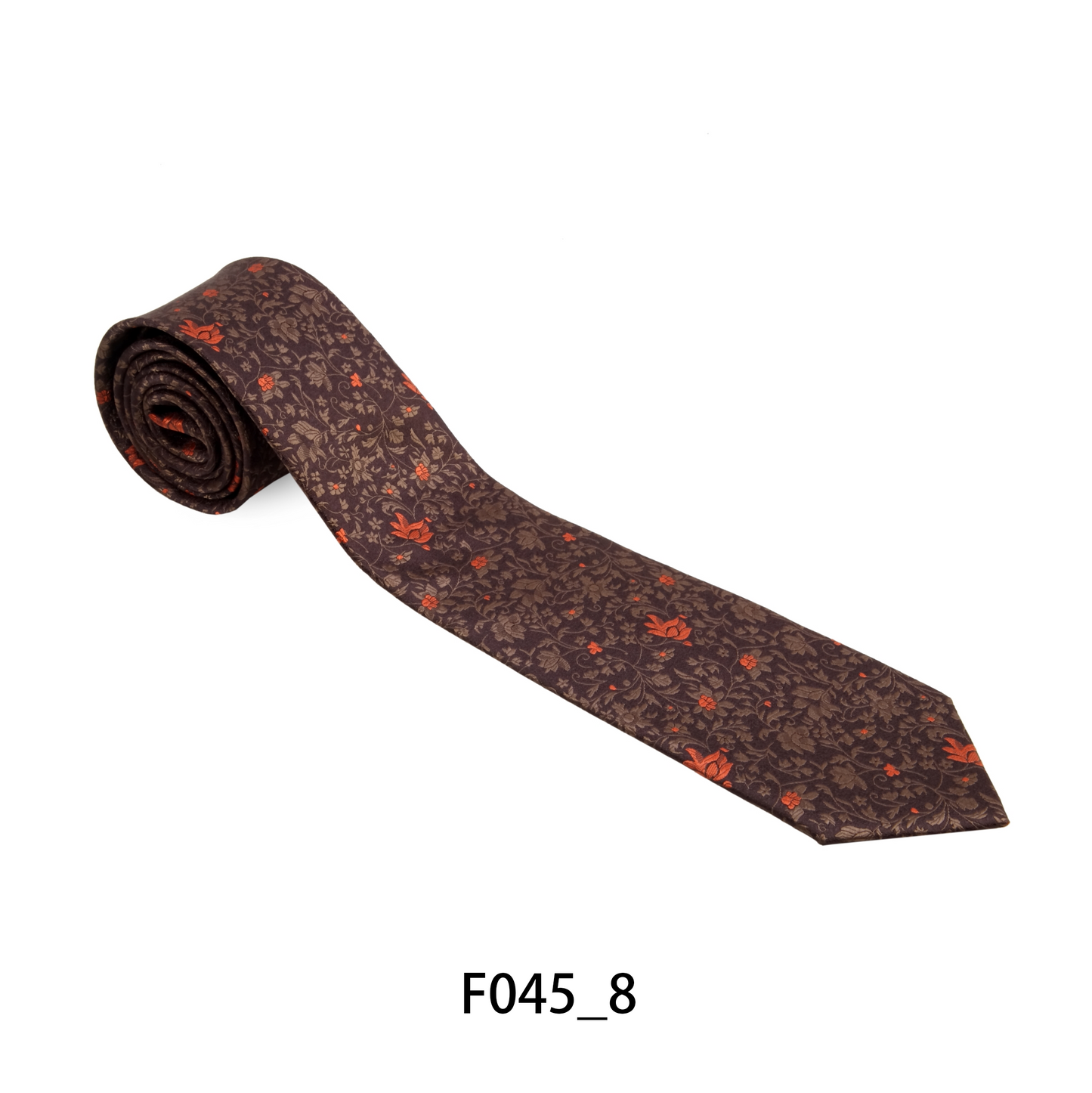 Floral Violet Patterned Tie