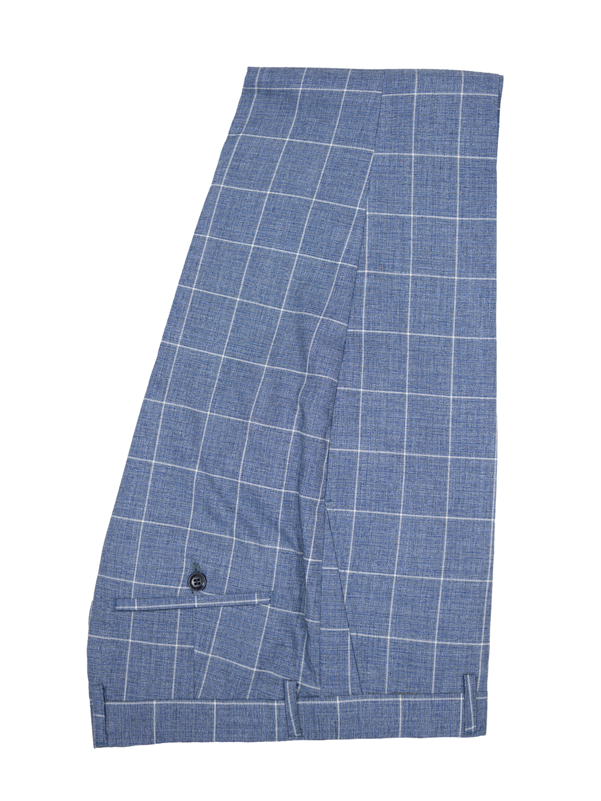 Edison Window Pane Check Flatfront Trousers