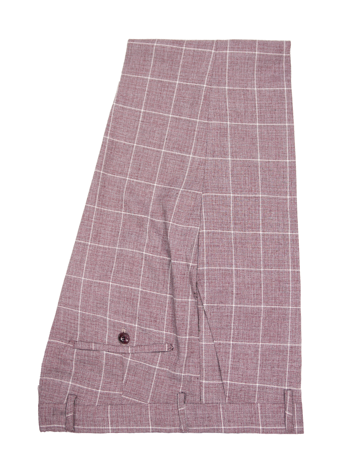 Edison Window Pane Check Flatfront Trousers