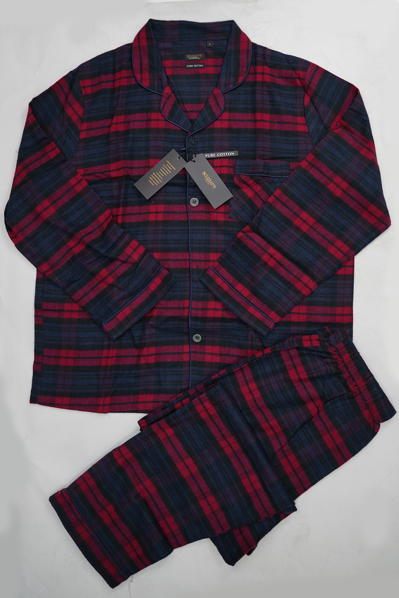 Huxley Flanellete Plaid Pyjama Set