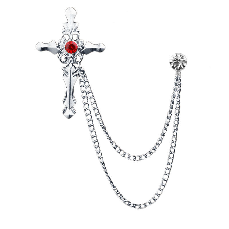 Lapel Chain Pin/ Collar Pin