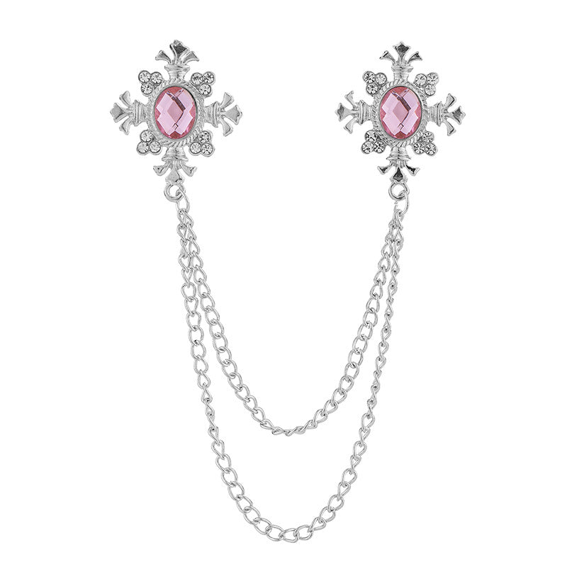 Lapel Chain Pin/ Collar Pin