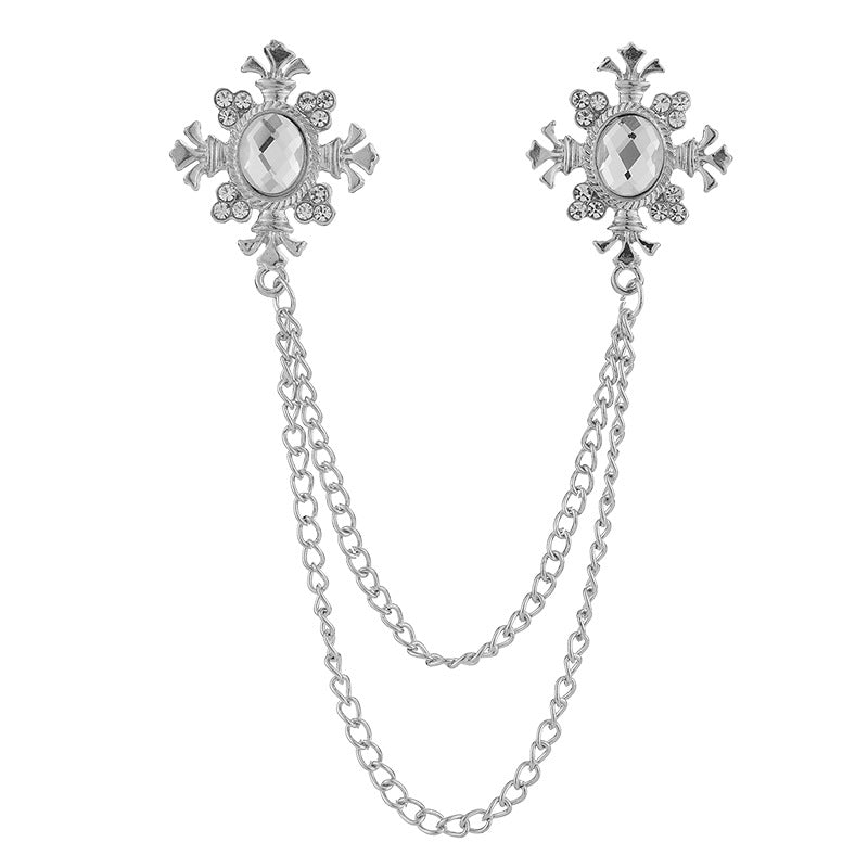 Lapel Chain Pin/ Collar Pin