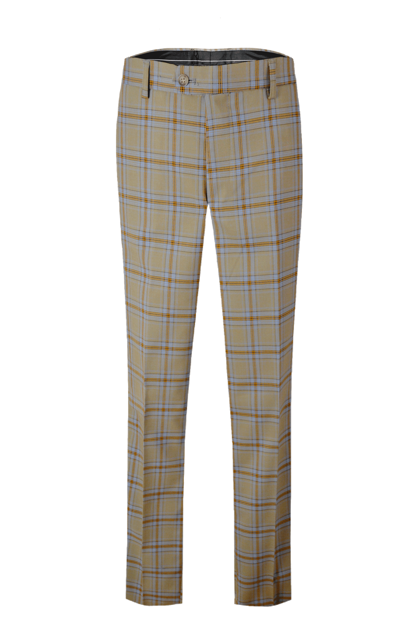 Tommi Beige Check Trousers