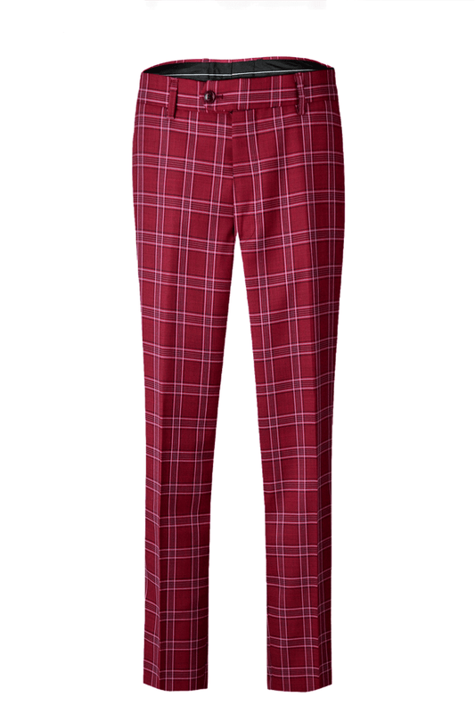 Tommi Red Check Trousers