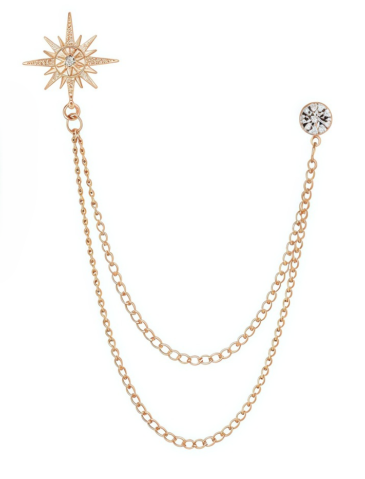 Lapel Chain Pin/ Collar Pin
