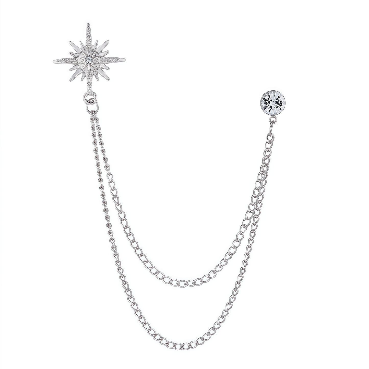 Lapel Chain Pin/ Collar Pin