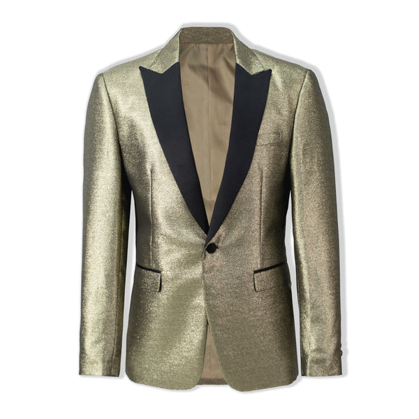 Ralph Peak Lapel Metallic Gold Jacket – Boulvandre Pty Ltd