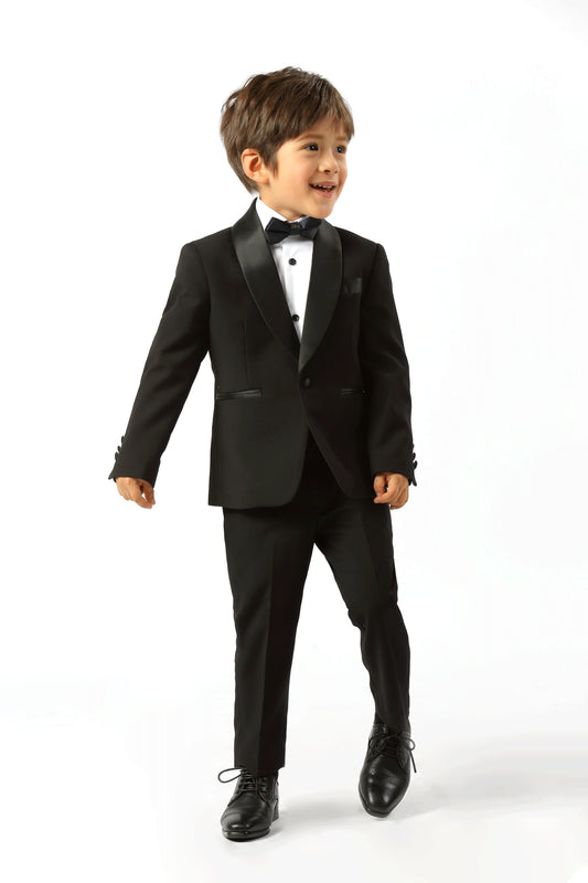 Heston Fine Twill Satin Boys Suit