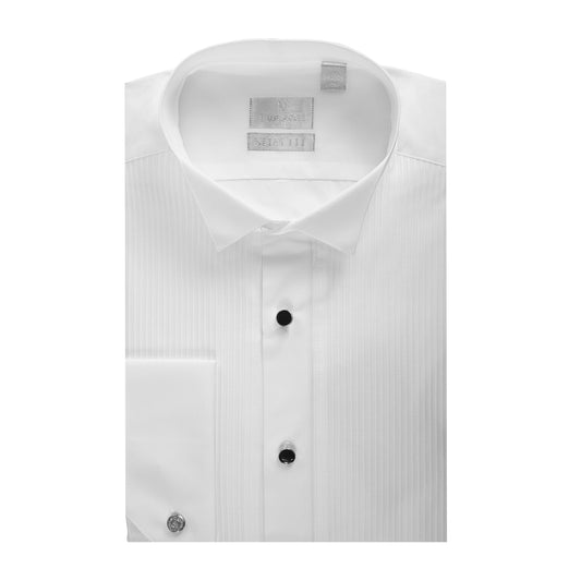 York Wing Collar Poplin Long Sleeve Dinner Shirt