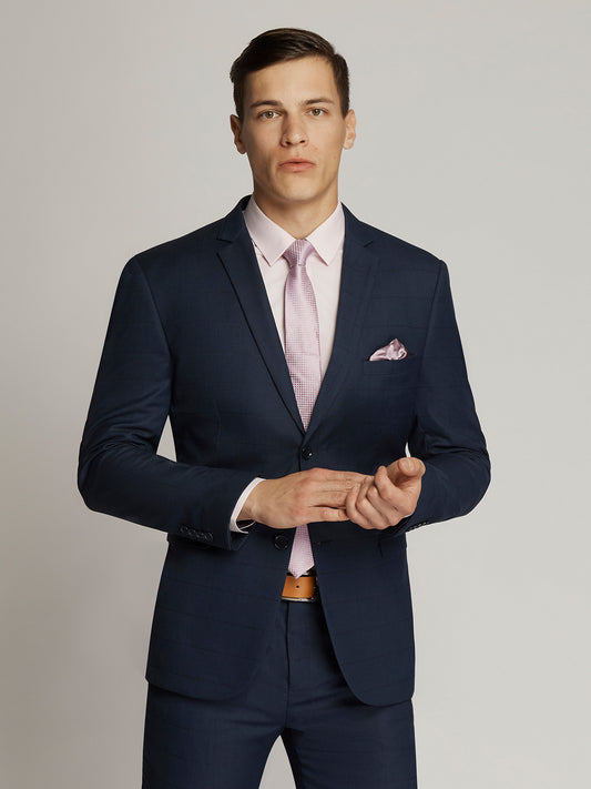Tommy Windowpane Check Wool Blend Suit