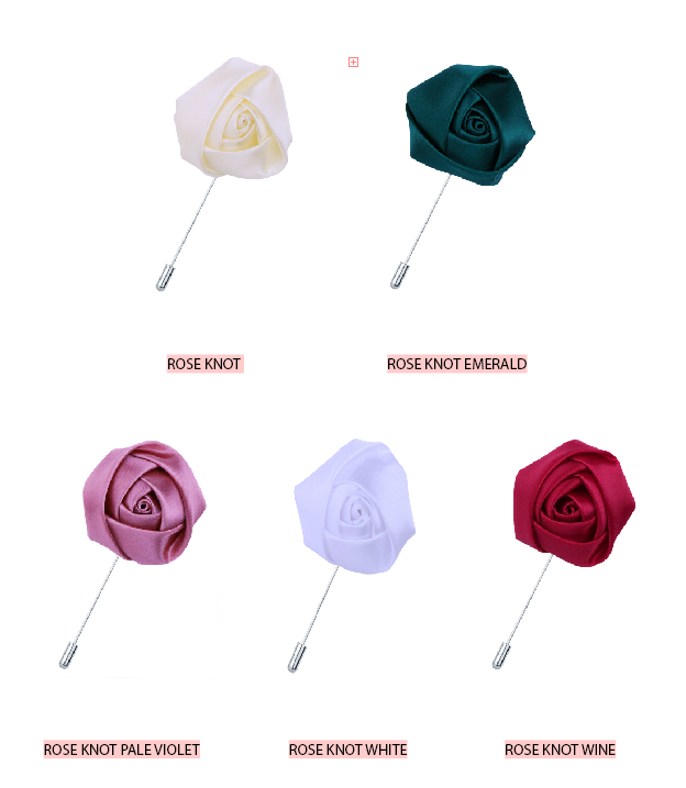 Rose Flower Lapel Pin