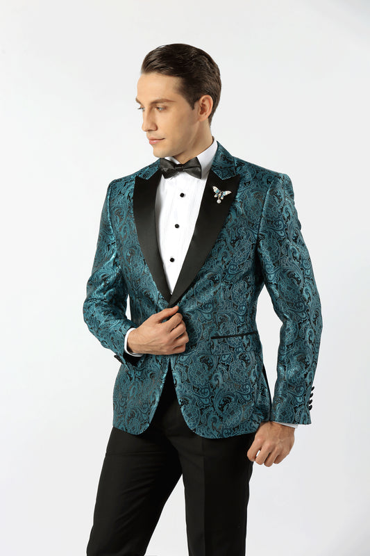 Rocco Paisley Peak lapel Jacket