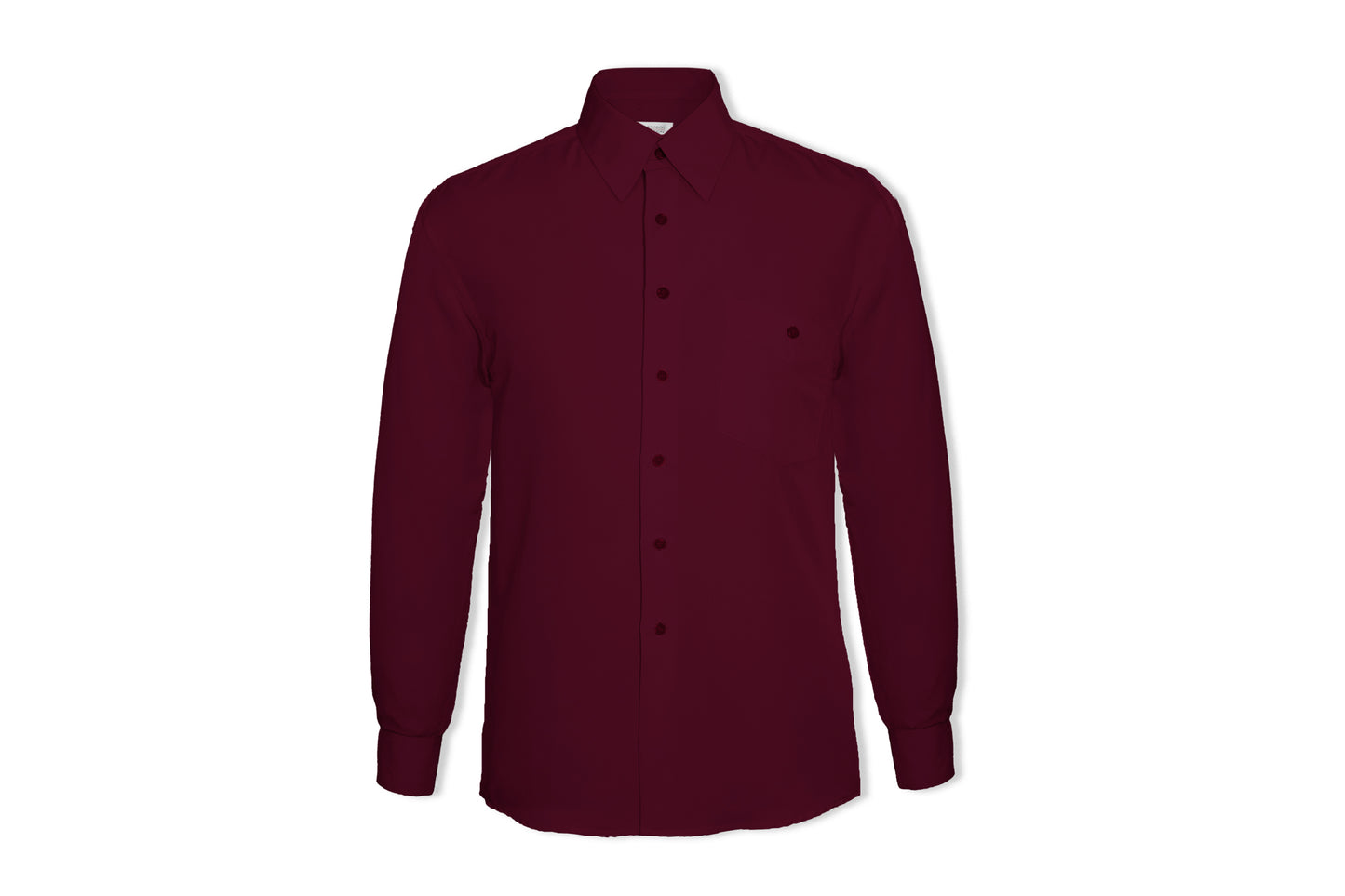 Vegas Boys Fine Peach Finish Microfibre Shirt - Wine