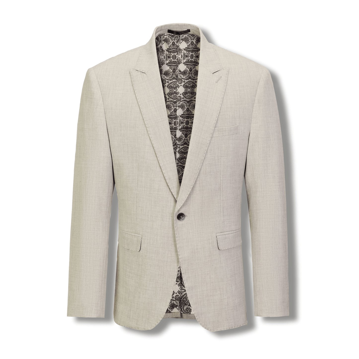 Stallone Plain Weave Stretch Suit - Sand