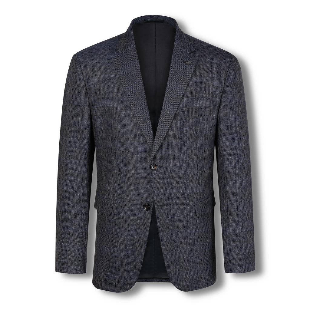 Harper Textured Check Suit